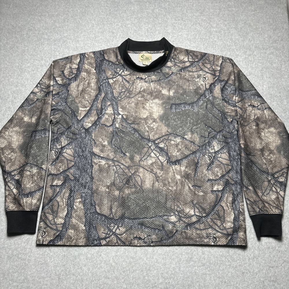 Mothwing Long Sleeve Hunting Mimicry 2.0 Camo Tech Lightweight Breathable 2XL